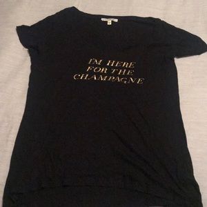 Champagne tee